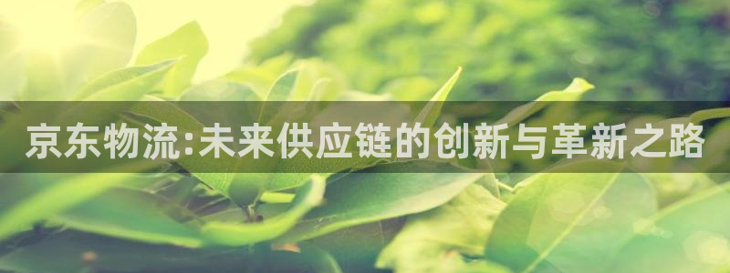 28圈注册步骤：京东物流:未来供应链